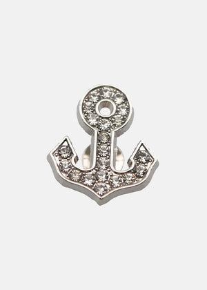 WHITE ANCHOR WATCH CHARM