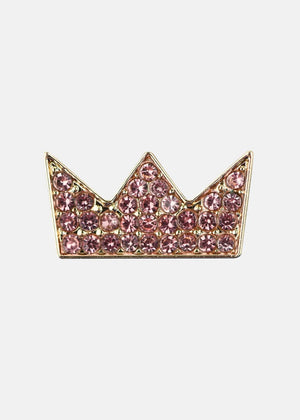 PINK CROWN WATCH CHARM