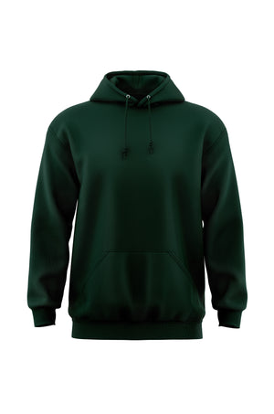 LET'S TOUR TEDDY HOODIE - DARK GREEN