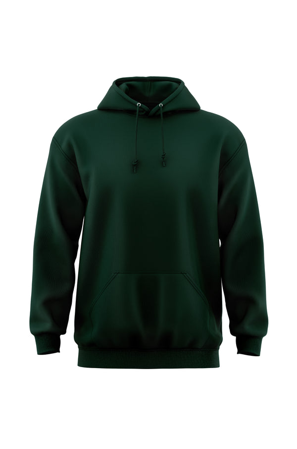 LET'S TOUR TEDDY HOODIE - DARK GREEN